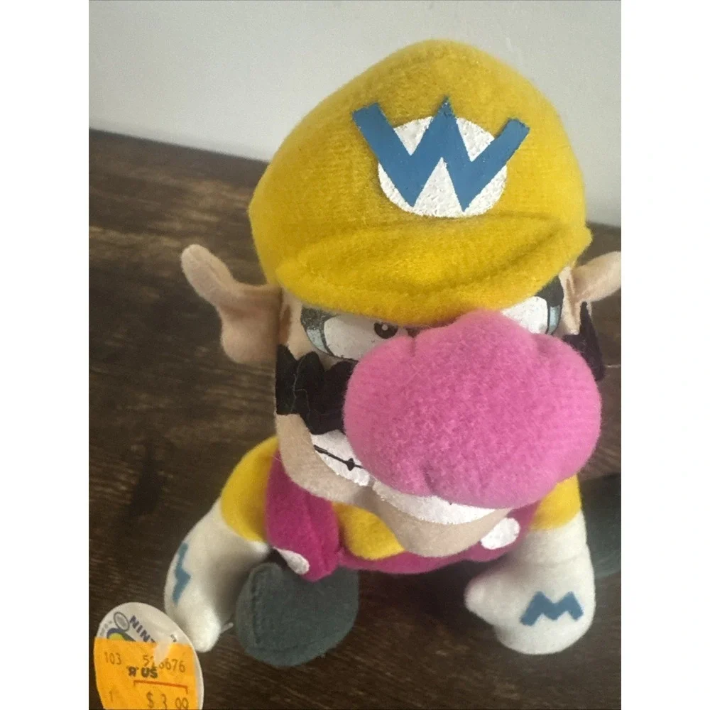 Vintage Nintendo 64 Wario Beanbag Plush Doll + Hang & Tush Tag‎ (BD&A, 1997)